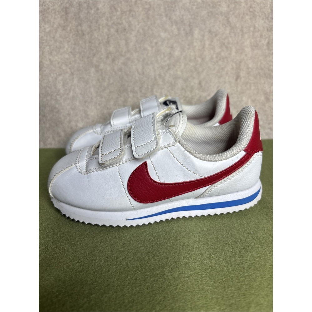 Nike Cortez Basic SL TDV OG Forrest Gump White Red 904769-103 Toddler Size 11C